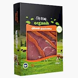 Orvital Organik Çemeni Sıyrılmış Pastırma 120g