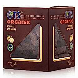 OTS Organik Kuru Kayısı  Malatya Gün Kurusu  200g