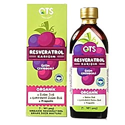 OTS Organik Propolisli Çekirdekli Üzüm Özü  Resveratrol  180ml
