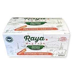 Raya Organik Tereyağı  Jersey A2 Süt  400g