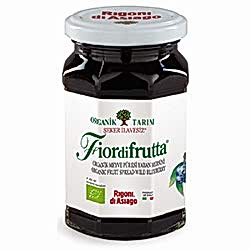 Fiordifrutta Organik Yabanmersini Püresi  1 5kg Meyveden  250g