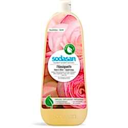 SODASAN Organik Sıvı Sabun  Gül & Zeytinyağı  1L
