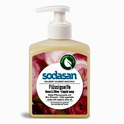 SODASAN Organik Sıvı Sabun  Gül & Zeytinyağı  300ml