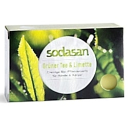 SODASAN Organik Sabun  Yeşil Çay & Misket Limonu  100g