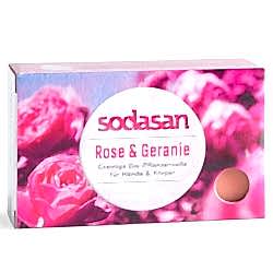 SODASAN Organik Sabun  Gül & Itır  100g