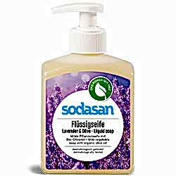 SODASAN Organik Sıvı Sabun  Lavanta-Zeytin özlü  300ml