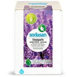 SODASAN Organik Sıvı Sabun  Lavanta-Zeytin Özlü  5L