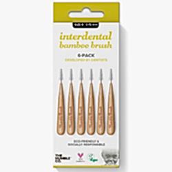 The Humble Bambu Arayüz Fırçası 6 Adet  4 Numara 0 70mm  Sarı 