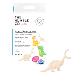 The Humble Çocuk Kürdanlı Diş İpi  50 Adet  Naneli 