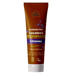 Urtekram Organik Çocuk Diş Macunu  Tatlı Rezeneli  Florürsüz  75ml