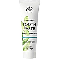 Urtekram Organik Diş Macunu  Naneli ve Yeşil Çaylı  Florürsüz  75ml
