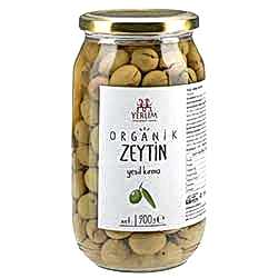 Yerlim Organik Yeşil Zeytin  Kırma  900g