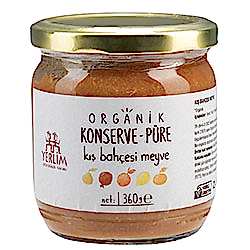 Yerlim Organik Kış Bahçesi Meyve  Konserve Püre  360g