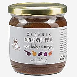 Yerlim Organik Meyve Püresi  Kayısı  Erik  Şeftali  Dut  İncir  360g