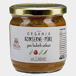 Yerlim Organik Sebze Püresi  Yaz Sebzeleri  360g