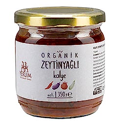 Yerlim Organik Zeytinyağlı Domates Soslu Kuru Sebze  Kalye  350g