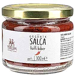 Yerlim Organik Güneşte Biber Salçası  Tatlı  300g