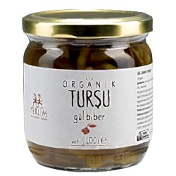 Yerlim Organik Gül Biber Turşusu 400g