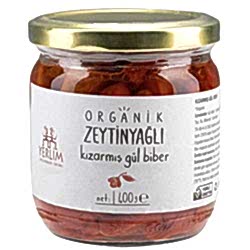 Yerlim Organik Zeytinyağlı Kızarmış Gül Biber 400g