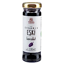 Yerlim Organik Ekşi Karadut Özü  Urmu Karadut Şurubu  130g