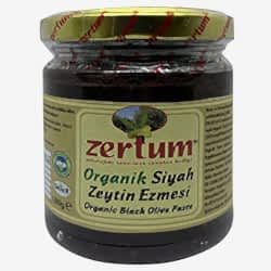 Zertum Organik Siyah Zeytin Ezmesi 180g