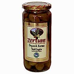 Zertum Organik Yeşil Zeytin  Kırma  475g