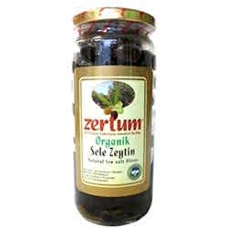 Zertum Organik Sele Siyah Zeytin 400g